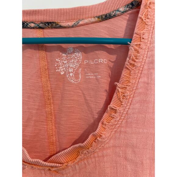 PILCRO Anthropologie peachy top size small - Picture 2 of 4